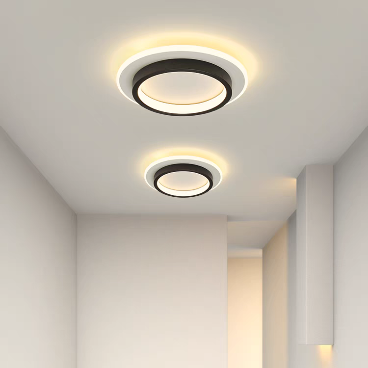 Runde Metall Acryl LED Deckenleuchte | Brehn