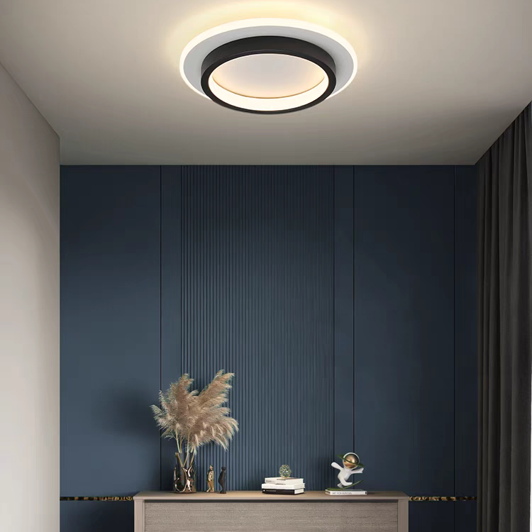 Runde Metall Acryl LED Deckenleuchte | Brehn