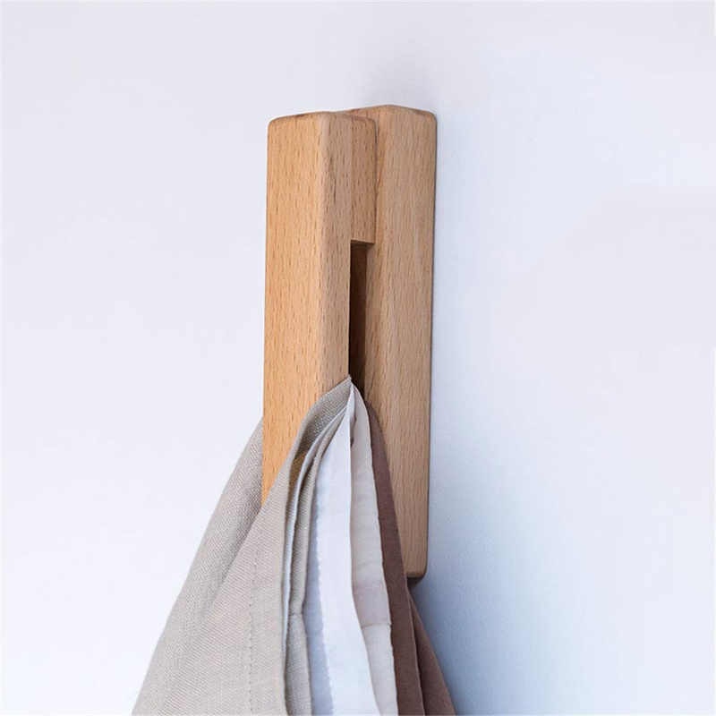 Nordischer Handtuchhalter aus Holz fürs Badezimmer