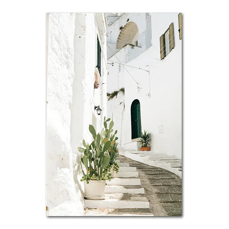 Rustikale Villa Lifestyle Wandkunst Fein Kunstleinwand Drucke Bohemian Galerie Wandbilder für Wohnzimmer Esszimmer Skandinavische Wohnkultur