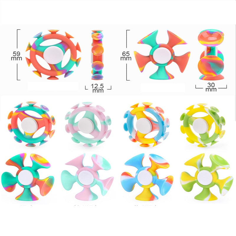 VIvolux | Anti-Stress Silikon Bunter Hand Spinner