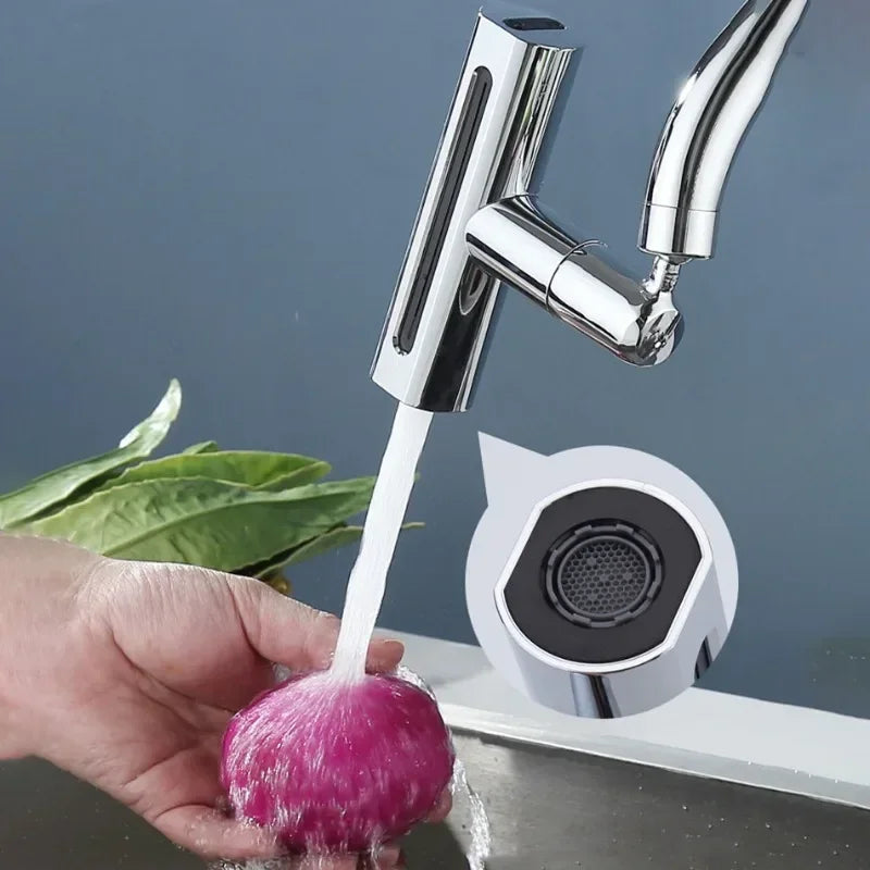 Brehn | RainFlow Küchenarmatur - Chrom Spültischarmatur mit 4 Wasser-Einstellungen