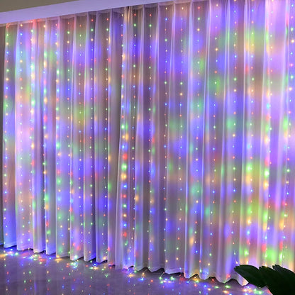 Lichtervorhang LED – USB-gesteuerte Lichterkette für Fenster und Zimmerdeko | Brehn