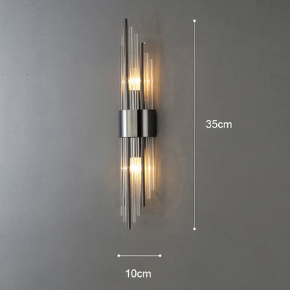 GoldenLuxe Elegante LED-Wandleuchte | Luxuriöses Design in Gold | Stilvolle Wandbeleuchtung