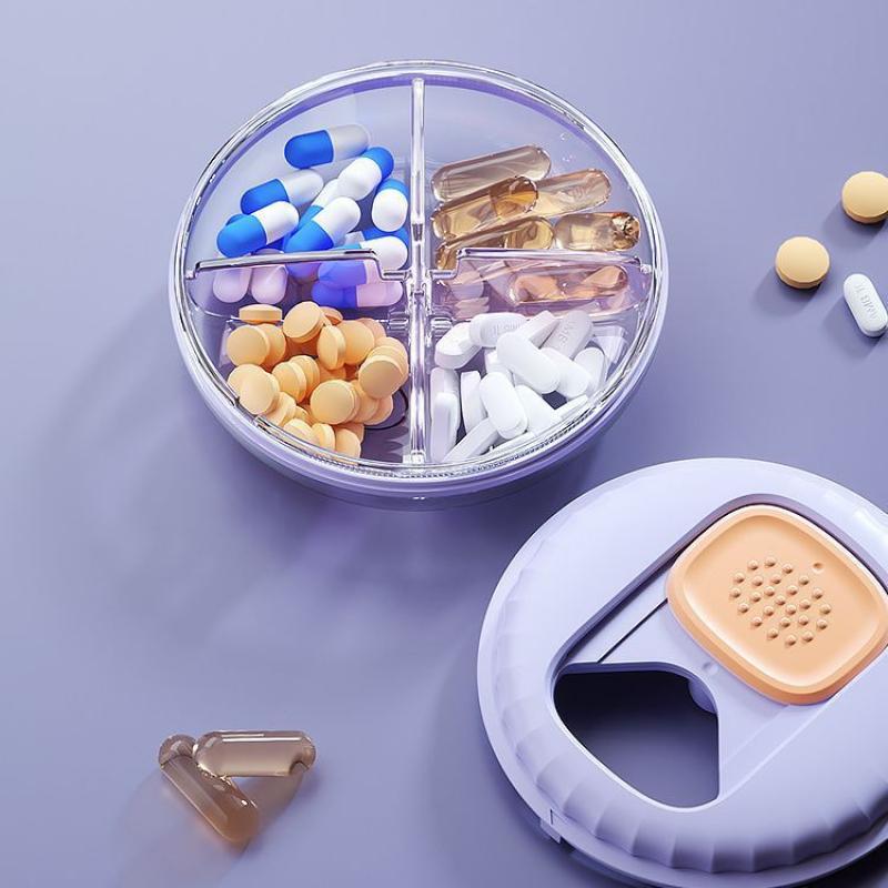 VIvolux | Vollständig Versiegelter Mini-Reise-Tabletten-Organizer