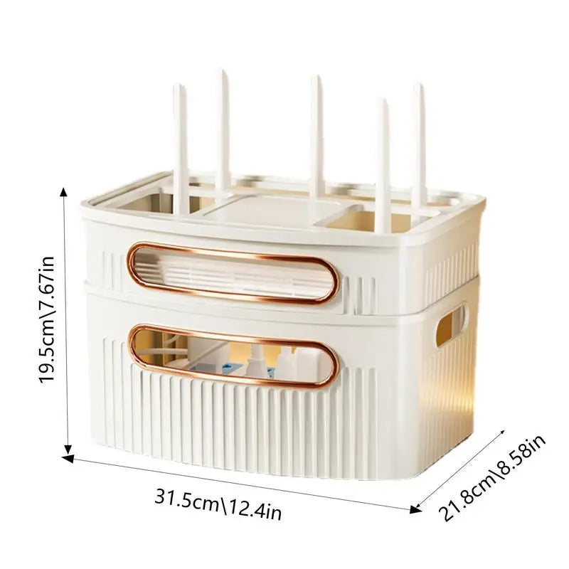 Staubdichter dekorativer Router Aufbewahrungsbox Organizer | Brehn