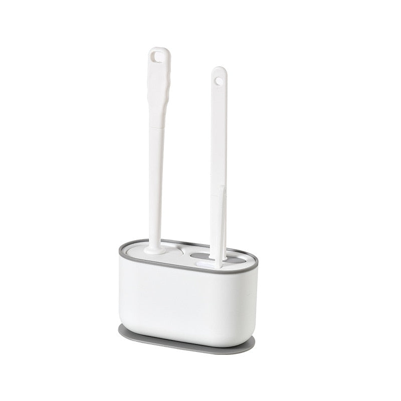 Brehn | Wandmontierter Toilettenreiniger Abflussbürsten Set