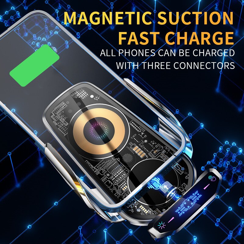 VIvolux | Automatischer magnetischer kabelloser Ladehalter für das Auto