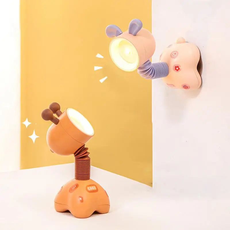 Brehn | Mini Haustier Magnetisch Einziehbare Nacht Schreibtischlampe