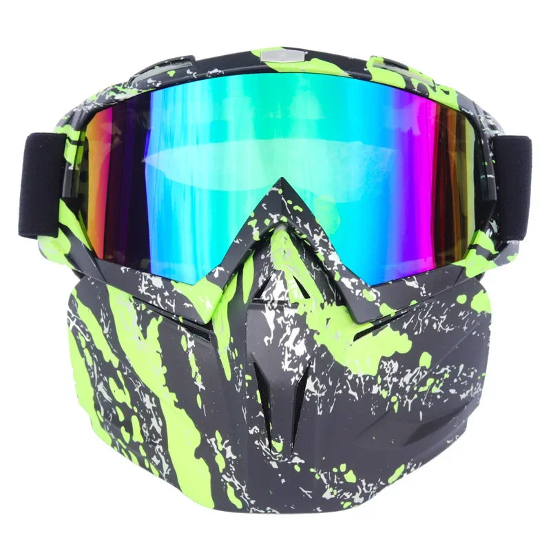 Schneeninja-Maske mit Schutzbrille