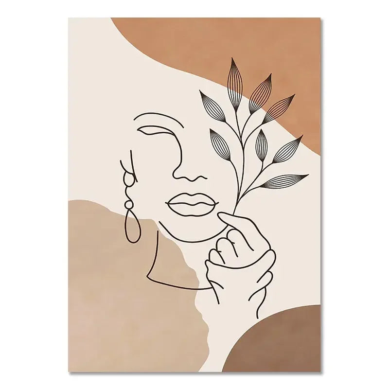 Minimalistische Terrakotta Sonnen abstrakte Wandkunst Fine Art Leinwanddrucke moderne Bilder für Wohnzimmer Schlafzimmer Galerie Wandkunst Dekor | Brehn