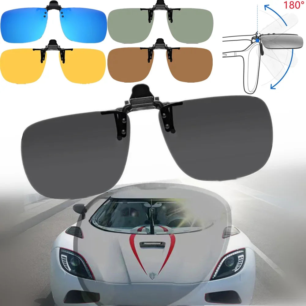 Polarisierte Clip-On-Sonnenbrille Vintage | Brehn