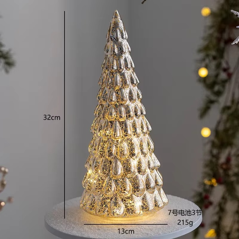 Brehn | Weihnachtszeit LED Frosted Glass Baumlampe