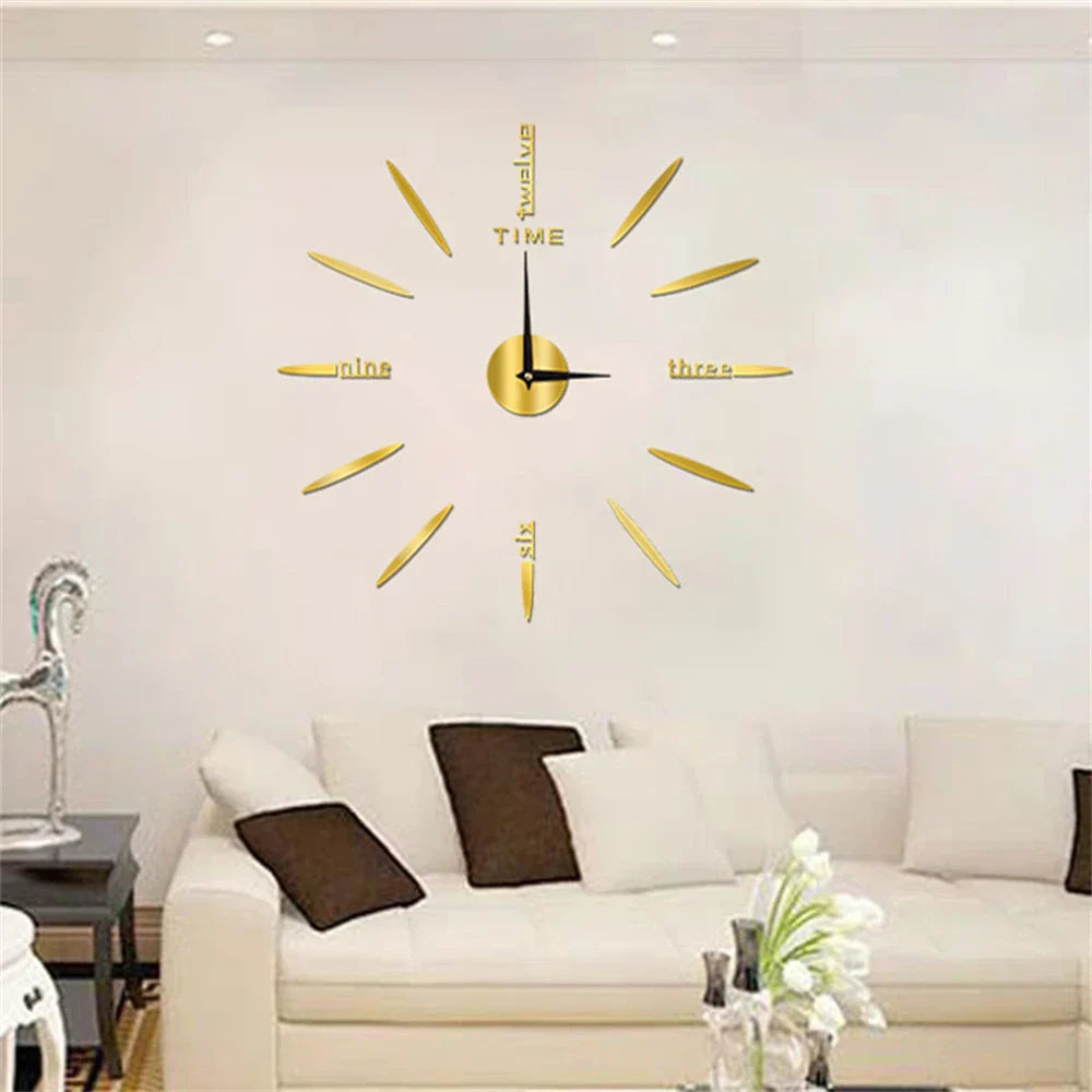 Brehn | Neue große einzigartige Stil Acryl Wanduhr
