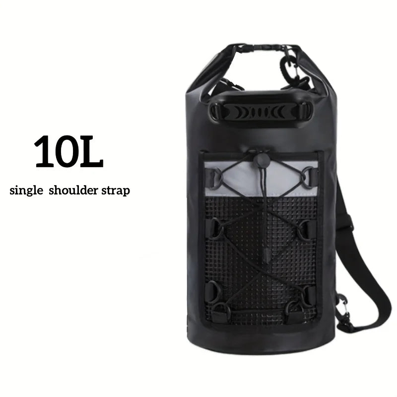 Brehn | Wasserdichte Dry Bag AQUARIX Motion | 10/20/30 L | Rolltop & Schultergurt | Für Kajak, Strand & Trekking