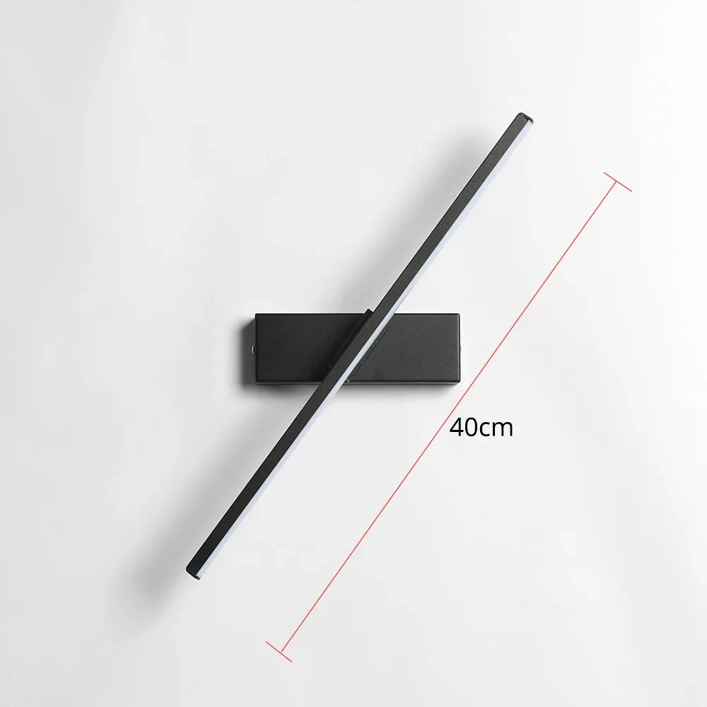 Brehn | AuroLite Verstellbare LED-Wandleuchte | 330° Schwenkbar | Modernes Design für Schlafzimmer & Wohnzimmer | Aluminium