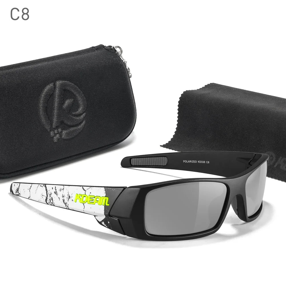 Photochrome Sonnenbrille Schwarzer Rahmen mit Etui | Brehn