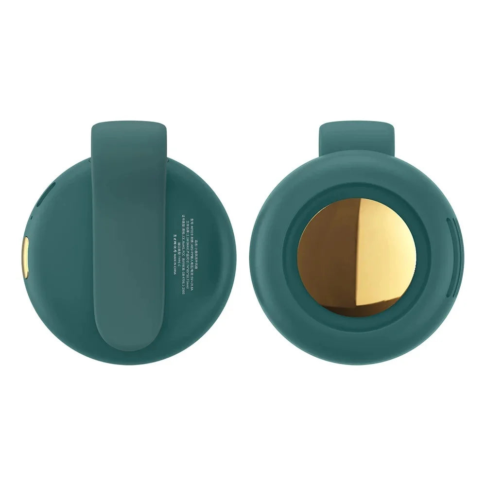 Tragbarer Mini-Handheld bladeless Ventilator – Wiederaufladbarer Clip-On Taille- oder Desktop-Ventilator für Outdoor-Belüftung | Brehn