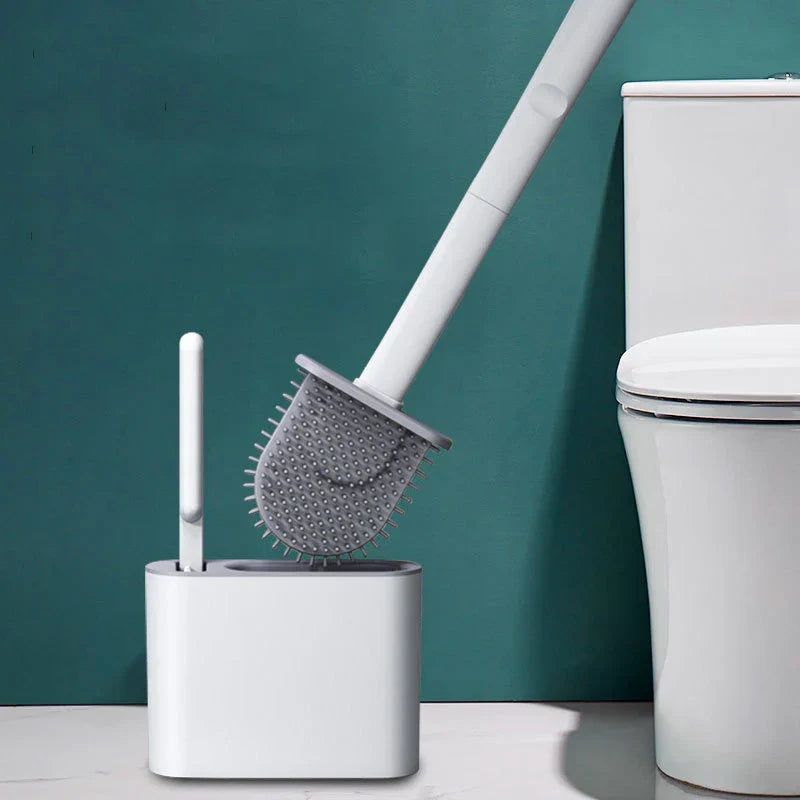 Silikon-Toilettenbürste mit Wandhalterung | Brehn
