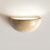 Halb-Runde LED Wabi-Sabi Wandlampe - ZenGlow | Brehn