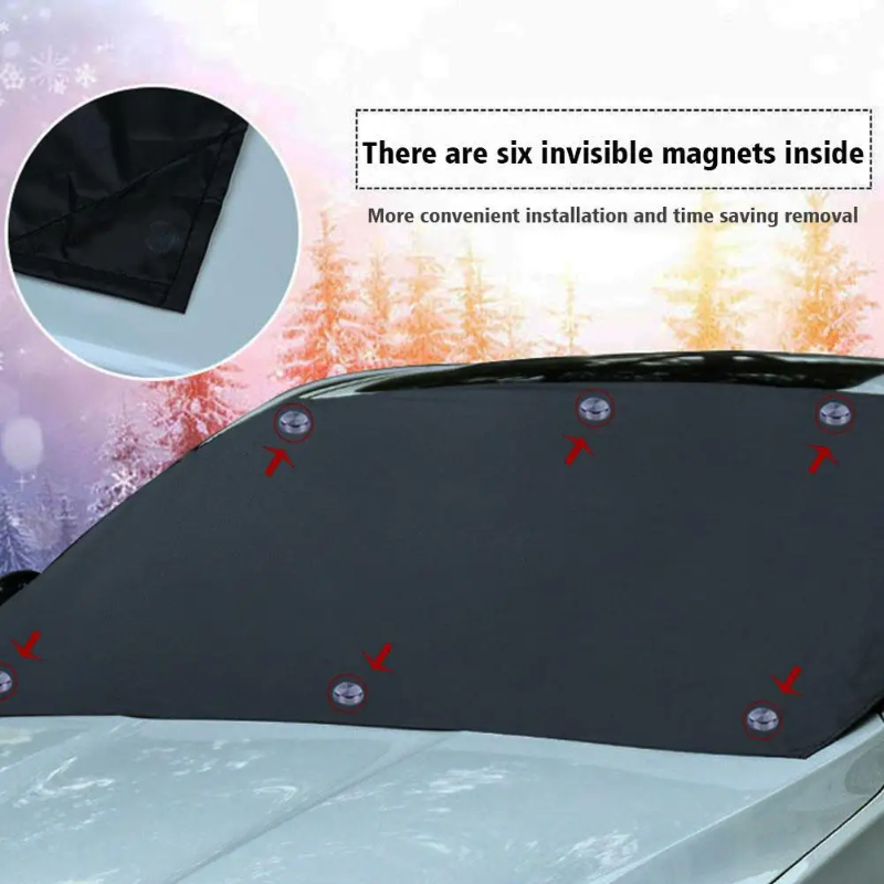 AllWeather Shield – Magnetische Windschutzscheibenabdeckung für Auto, Anti-Reif & UV | Brehn