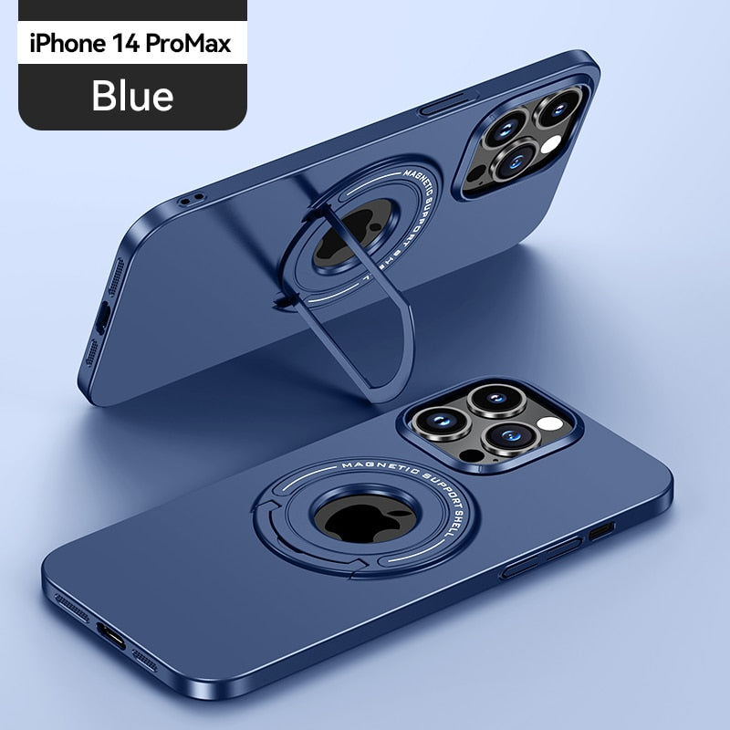 Brehn | MagSafe kompatibles magnetisches Ring-Handyhülle-Ständer
