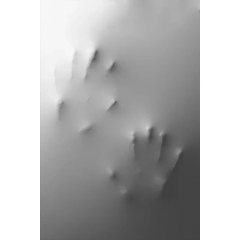 Moderne Kunst Abstrakte Gespenstische Figuren In Der Wand Leinwanddrucke Schwarz Weiß Wandkunst Poster Bilder Für Wohnzimmer Schlafzimmer Kunst Dekor | Brehn