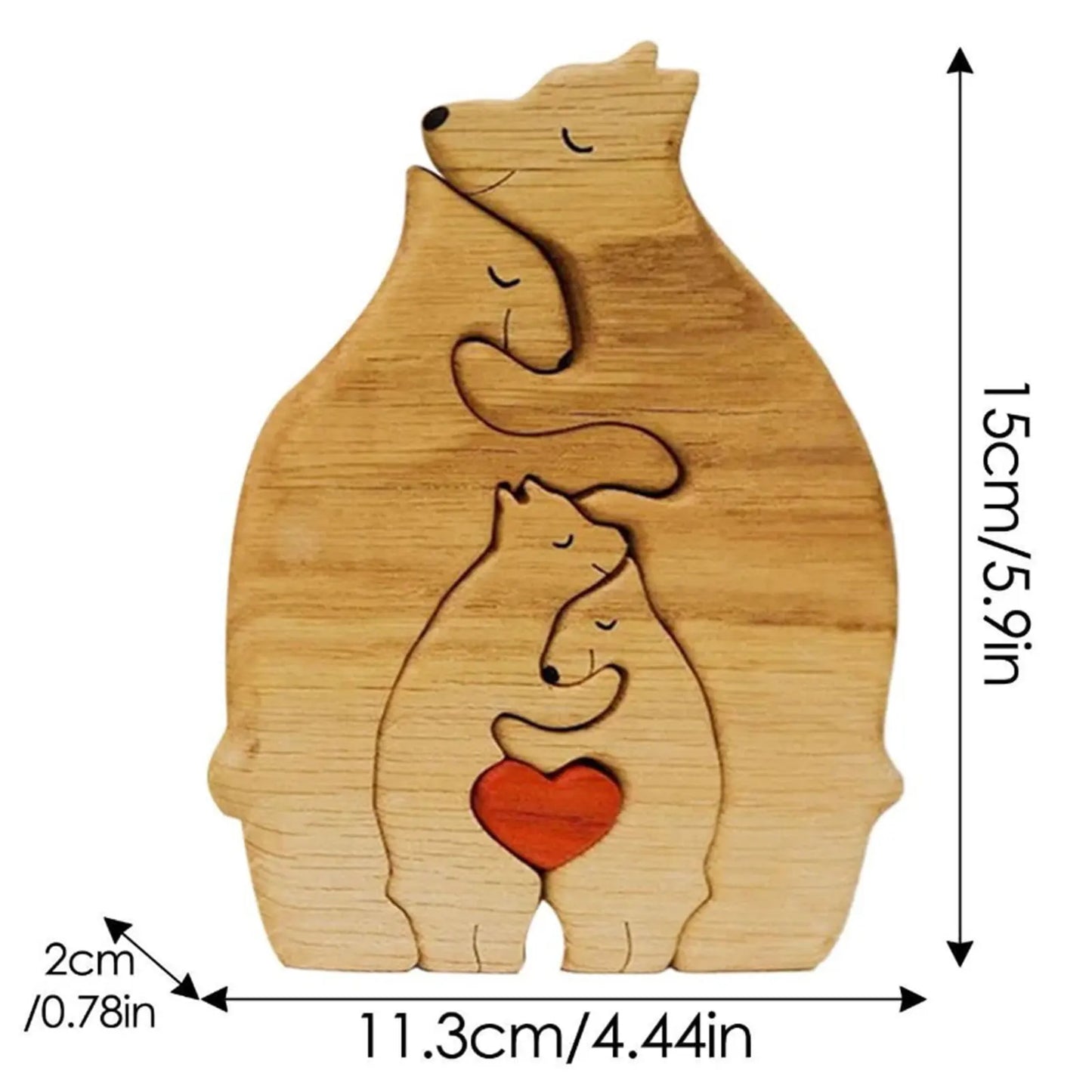 Loving Bears Interlocking Puzzle Decor | Brehn