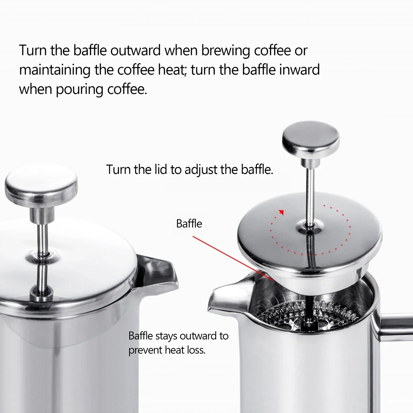Brehn | Edelstahl French Press Kaffeemaschine