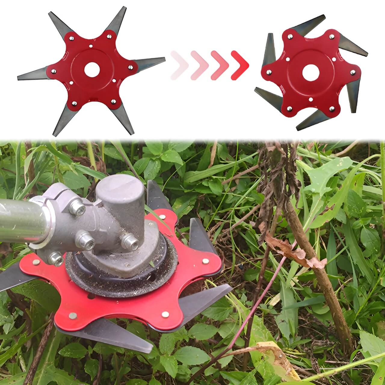 Brehn | Universal 6-Stahl-Rasiermesser Trimmerkopf