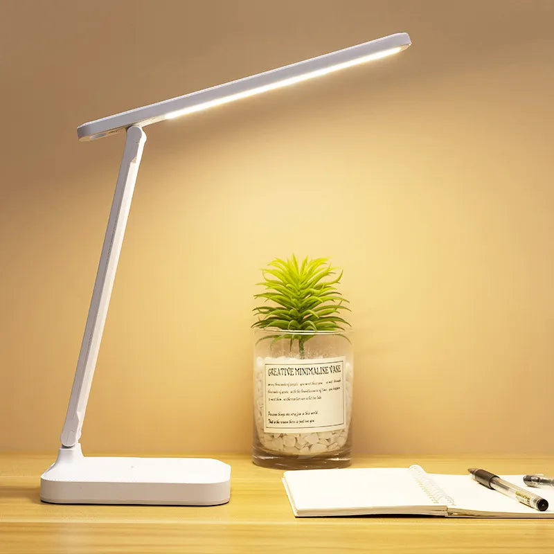 BowLift | LED Table Lamp | Rechargeable 6000mAh | Stepless dimmable | Foldable Desk Lamp with Touch
