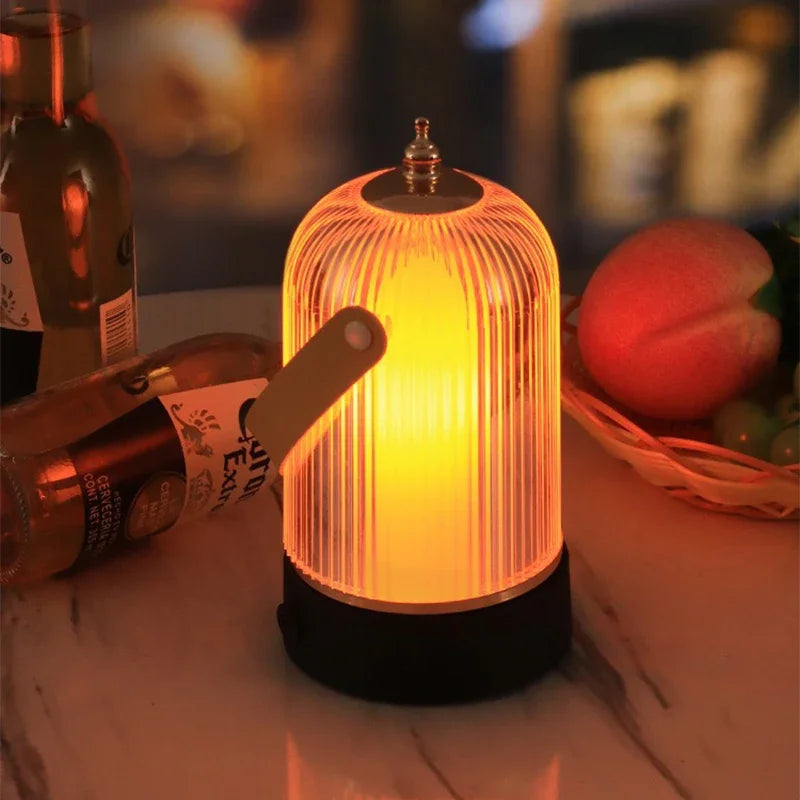 Tragbare Retro Vogelkäfig Tischlampe – Vintage LED Beleuchtung im klassischen Design | Brehn