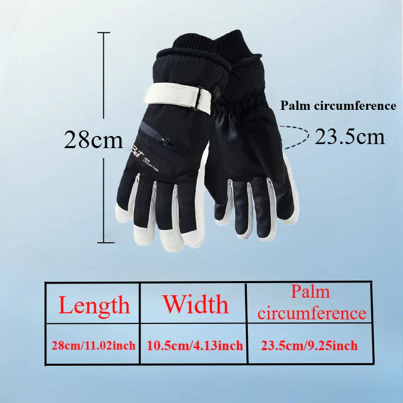 Brehn | GlacioShield Pro Gloves | Waterproof Winter Gloves | Touchscreen & Non-Slip | Warm Fleece Lining for Skiing, Cycling & Outdoor