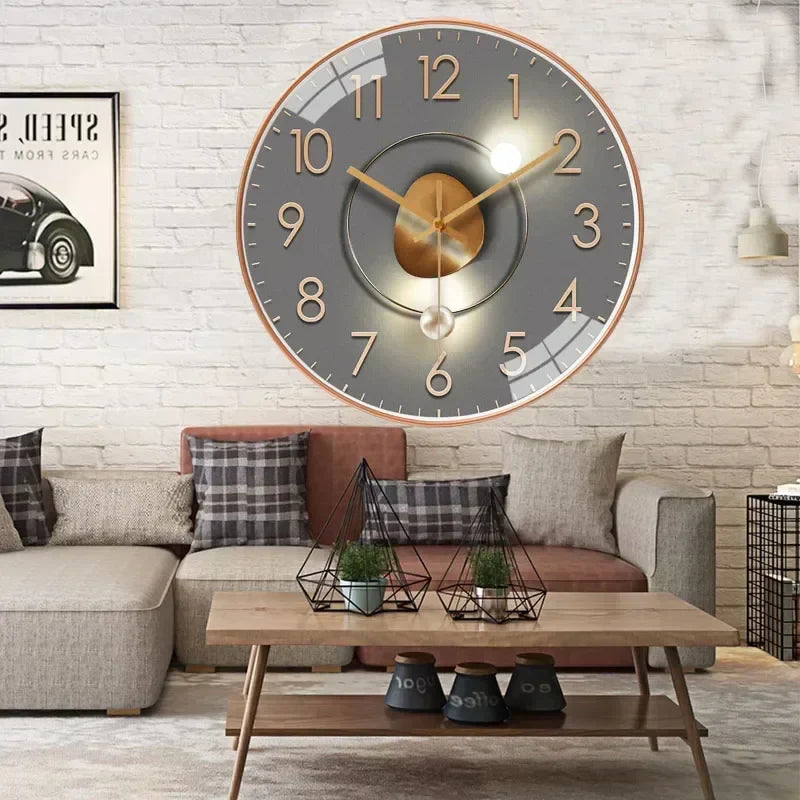 Brehn | SilentTime – Digitale Wanduhr im klassischen Stil