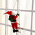 Kletternde Weihnachtsmann Dekofigur zum Aufhängen – Festliche Fensterdeko für Weihnachten, Hängende Weihnachtsdeko für Wohnzimmer und Fenster | Brehn