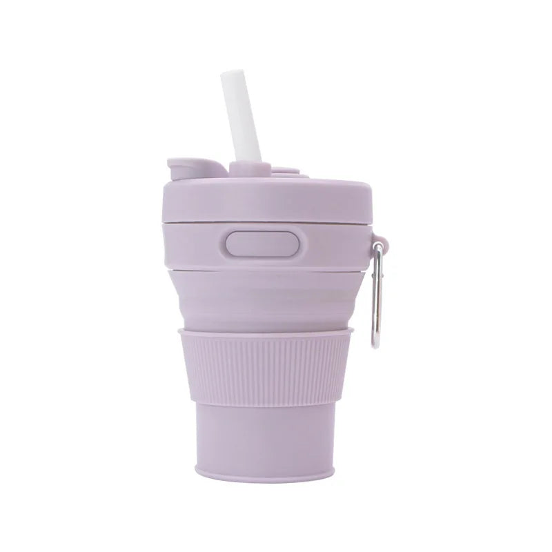 Brehn | Wiederverwendbarer tragbarer Sip-and-Go zusammenklappbarer Becher
