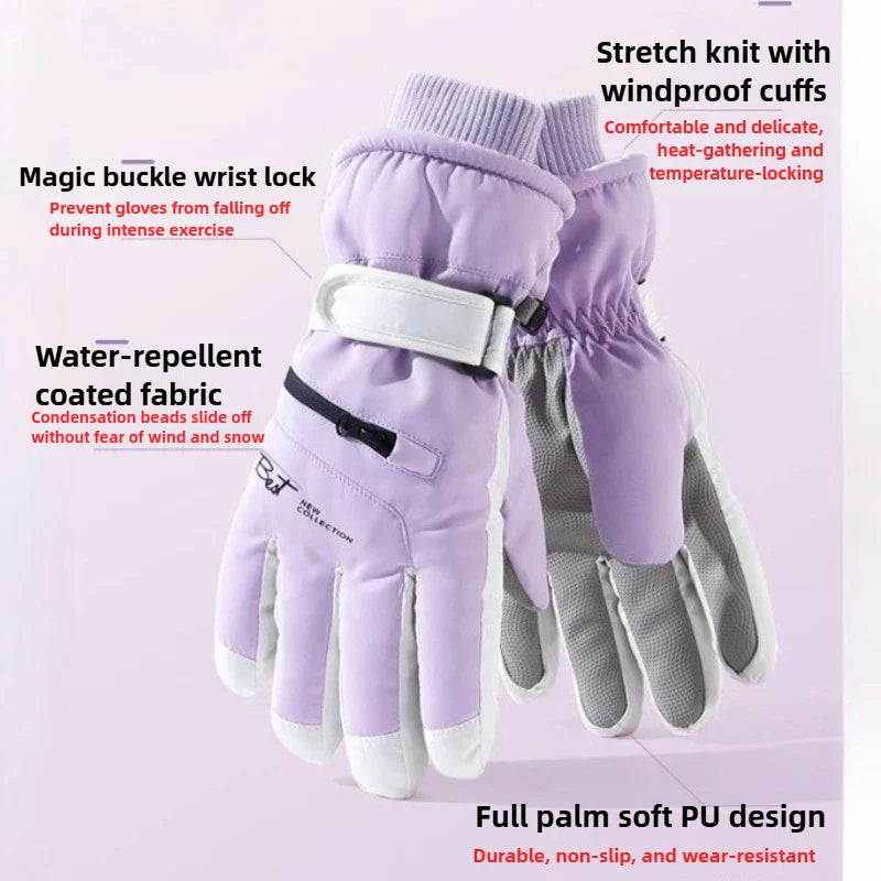 Brehn | GlacioShield Pro Gloves | Waterproof Winter Gloves | Touchscreen & Non-Slip | Warm Fleece Lining for Skiing, Cycling & Outdoor