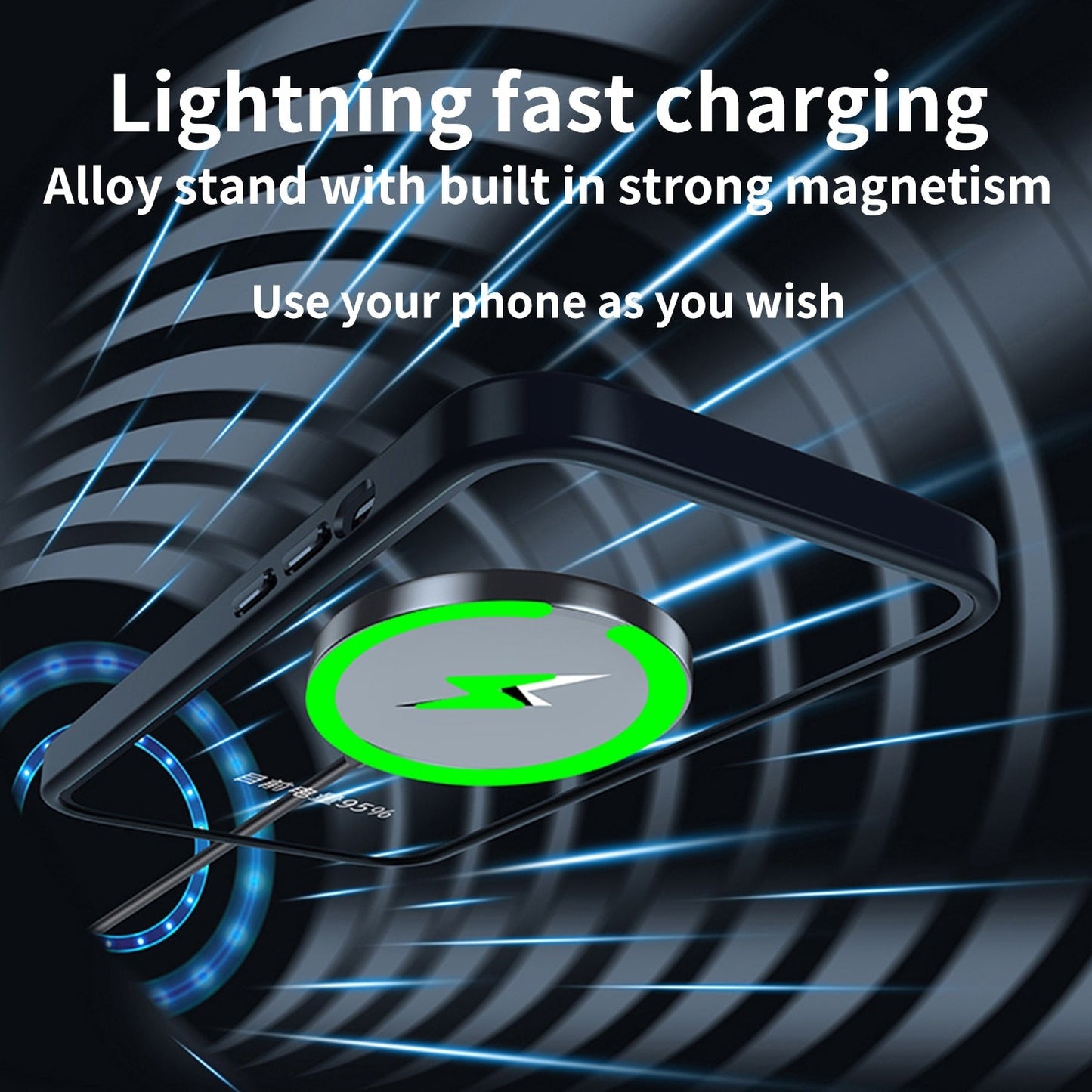 VIvolux | Orbit Armor Magsafe Ring Handyhalterung Hülle