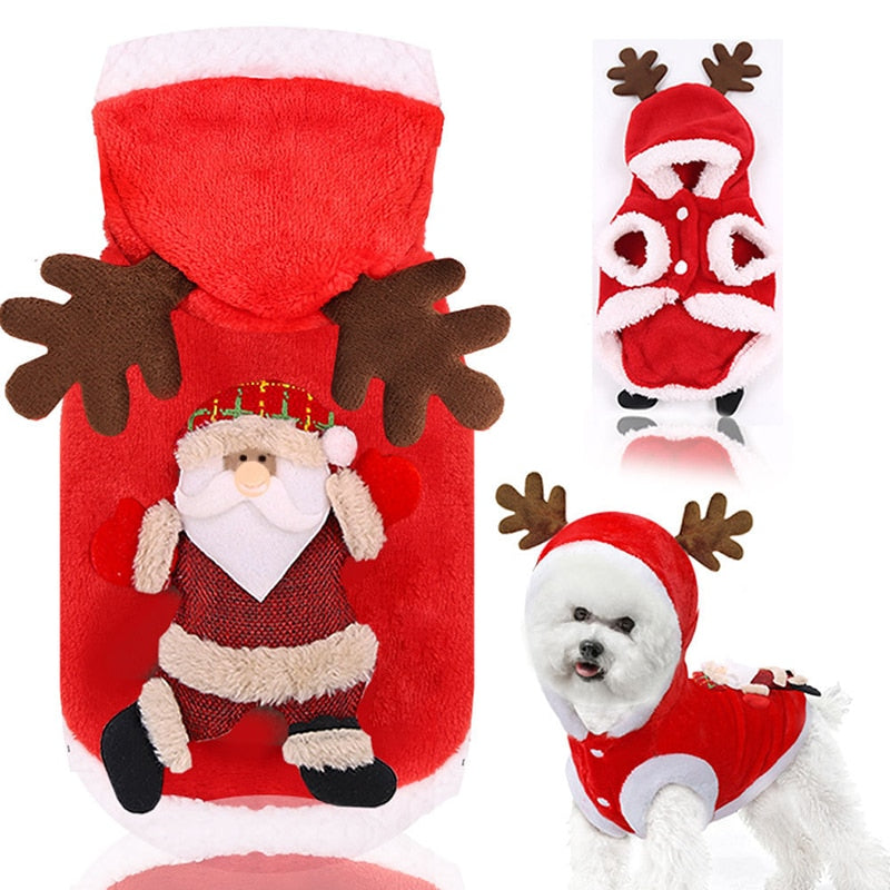 Brehn | Weihnachtsmann Zuhause Winter Haustier Kostüme