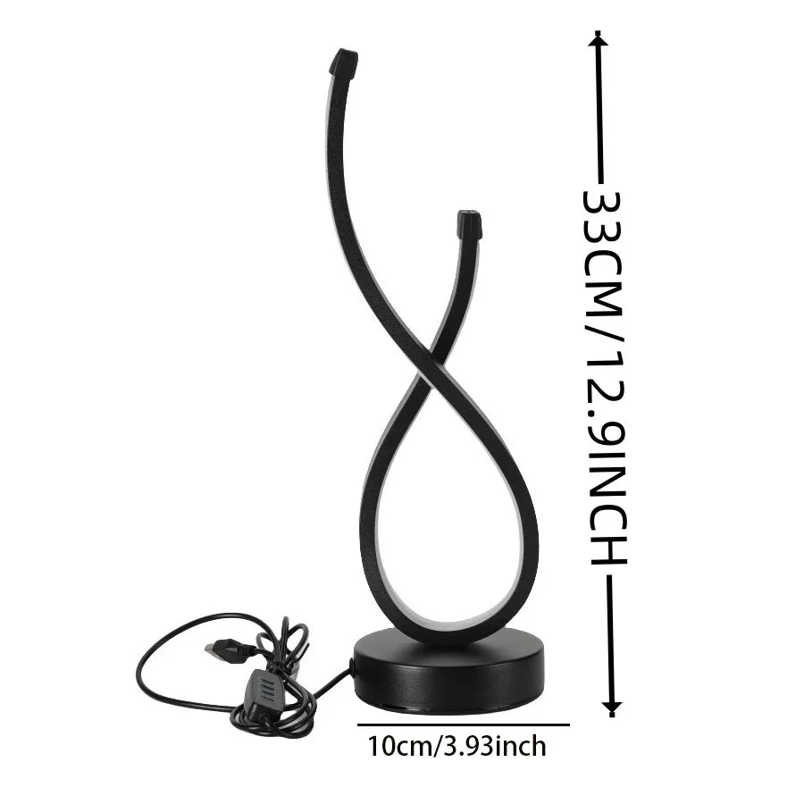 Brehn | Lumoara LED Tischlampe | Dimmbar | 3 Lichtfarben | Modernes Design