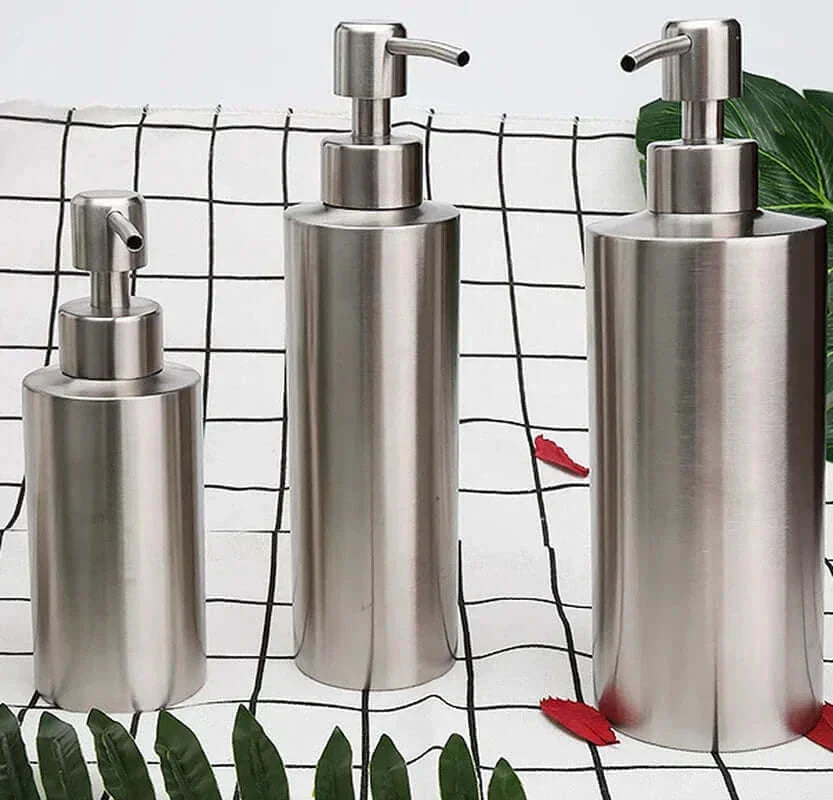 Eleganter Edelstahl Handpumpe Seifenspender 250ml/350ml/550ml