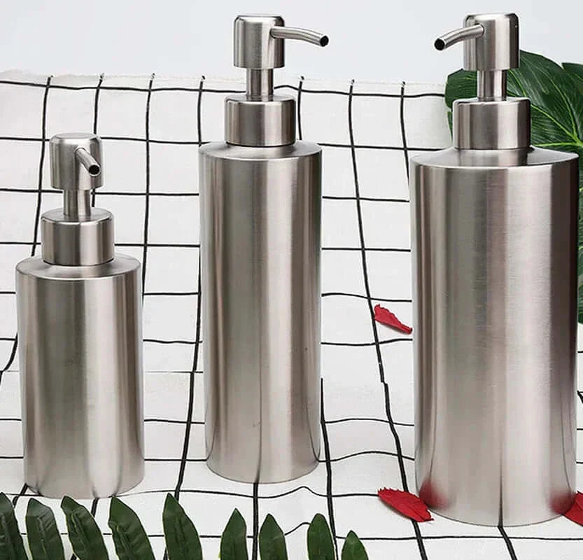 Brehn | Eleganter Edelstahl Handpumpen Seifenspender 250ml/350ml/550ml