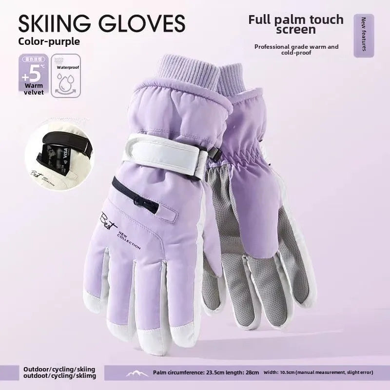 Brehn | GlacioShield Pro Gloves | Waterproof Winter Gloves | Touchscreen & Non-Slip | Warm Fleece Lining for Skiing, Cycling & Outdoor