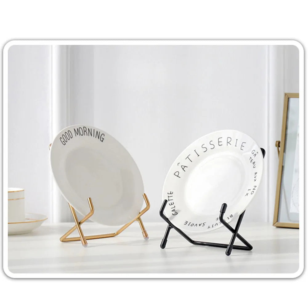 Brehn | Eisenkunst Multi-Use Display Stand: Vielseitiger Magazin-, Geschirr-, Bilder- und Fotoalbum-Ständer für die Wohnkultur