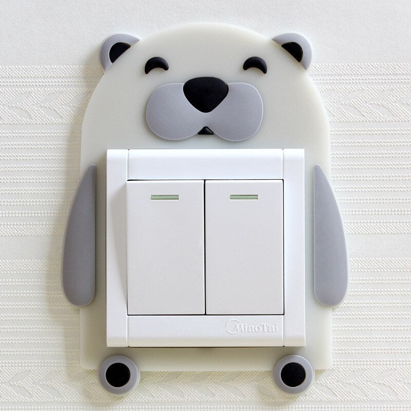 3D Leuchtende Cartoon Tiere Schalterabdeckung | Brehn
