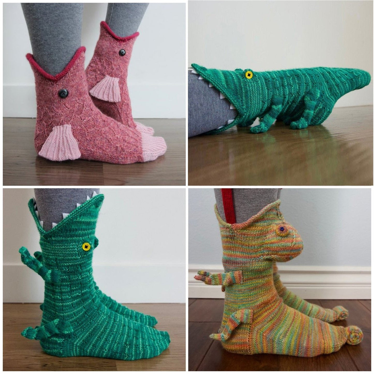 Brehn | Krokodilbiss Stricksocken