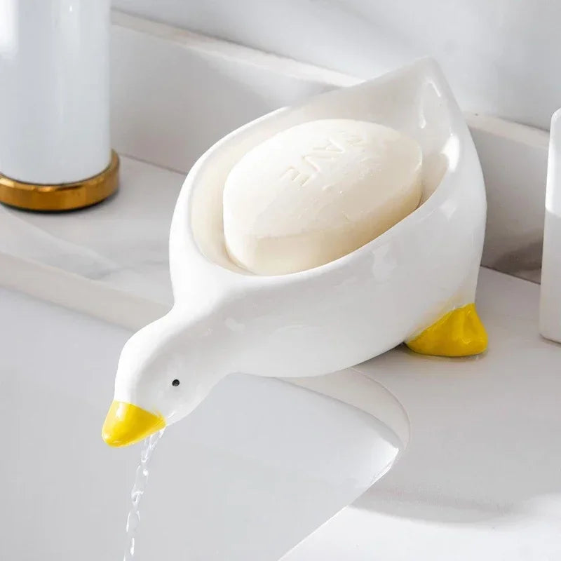 VIvolux | Angry Duck Cartoon Stauraum Entwässerbar