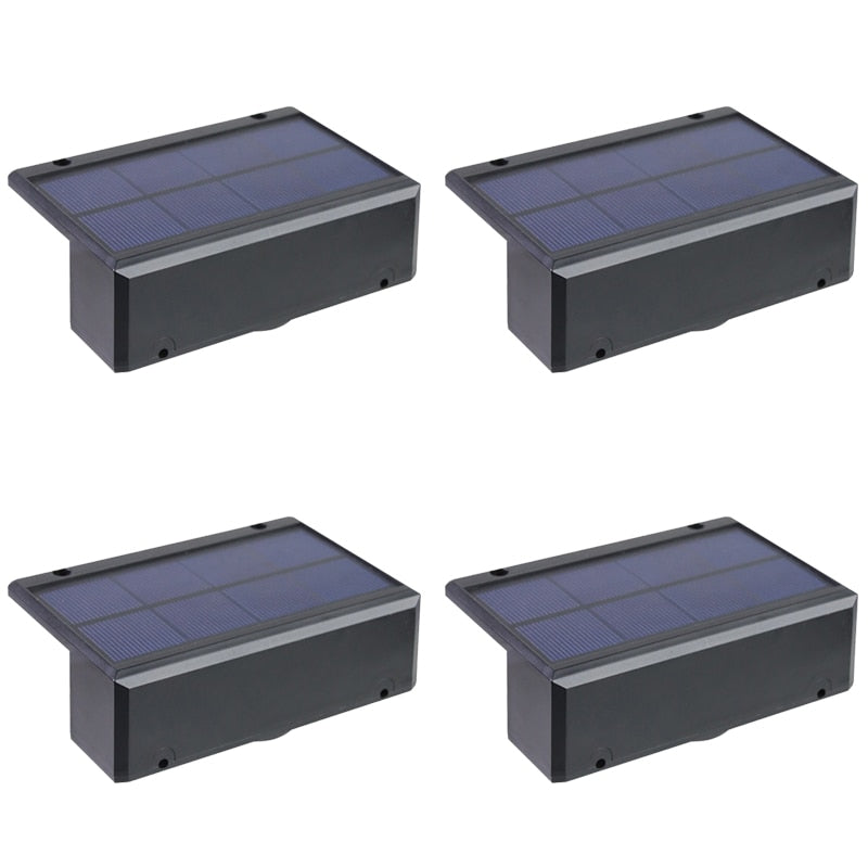 Solar-Gartenbeleuchtung mit Regen- und Windschutz