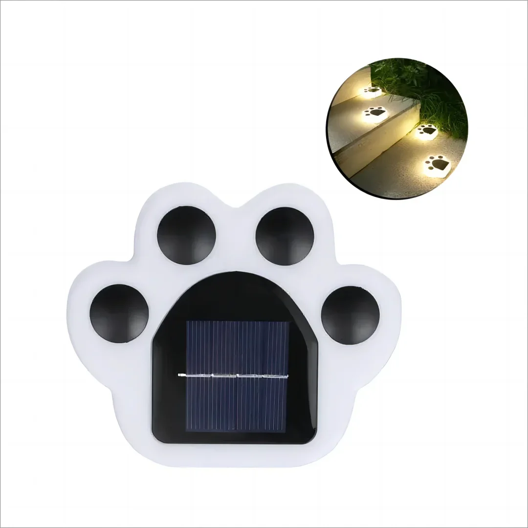 Glowing Paw LED Solar-Wegbeleuchtung für den Außenbereich | Brehn