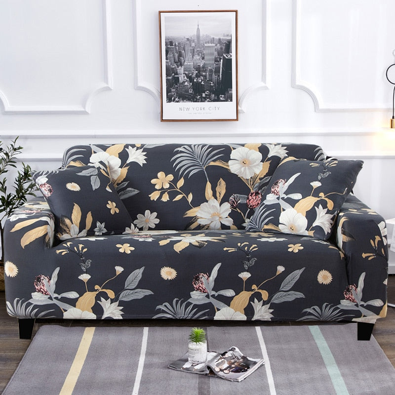 Modern rutschfeste bunte elastische Sofabezug | Brehn